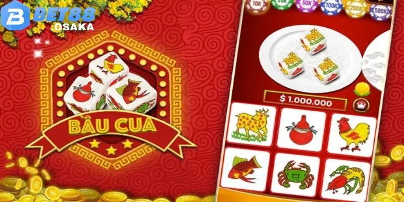 Bầu Cua BET88 - Trò Chơi Dân Gian Đổi Thưởng Siêu Hấp Dẫn 3 Chơi bầu cua dễ dàng với nhiều thưởng lớn
