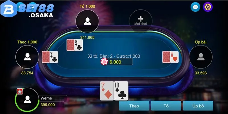 Hướng Dẫn Cách Chơi Xì Tố BET88 Hiệu Quả 2025 - Tố Là Thắng 3 Nắm rõ các vòng cược để đưa ra quyết định hợp lý