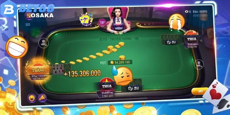 Hướng Dẫn Cách Chơi Xì Tố BET88 Hiệu Quả 2025 - Tố Là Thắng 4 Người có bài mạnh nhất sẽ dành chiến thắng